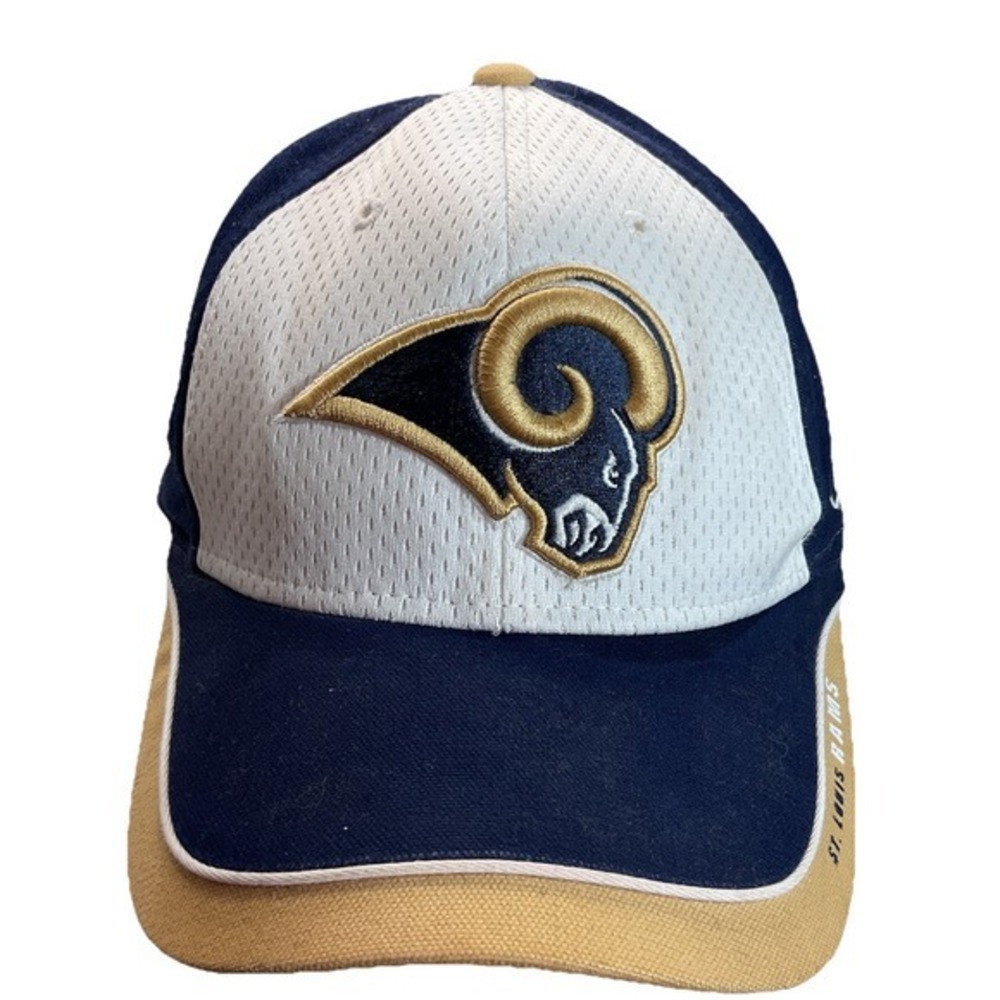 St. Louis Rams Reebok‎ NFL Football Hat Cap, Adjustable, Embroidered Logo